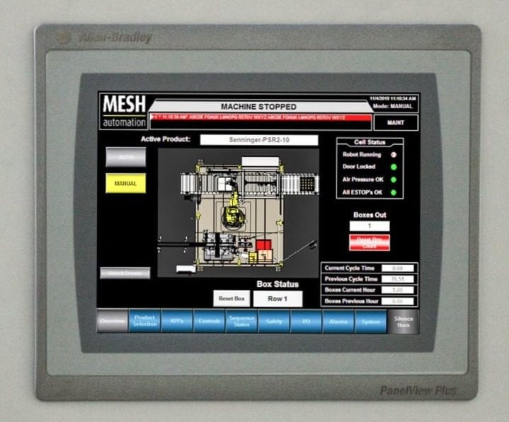 Palletizing Line Controller for Automated Systems by MESH Automation