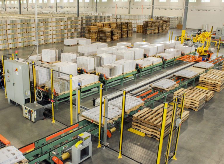 robotic palletizing system for mixed cases