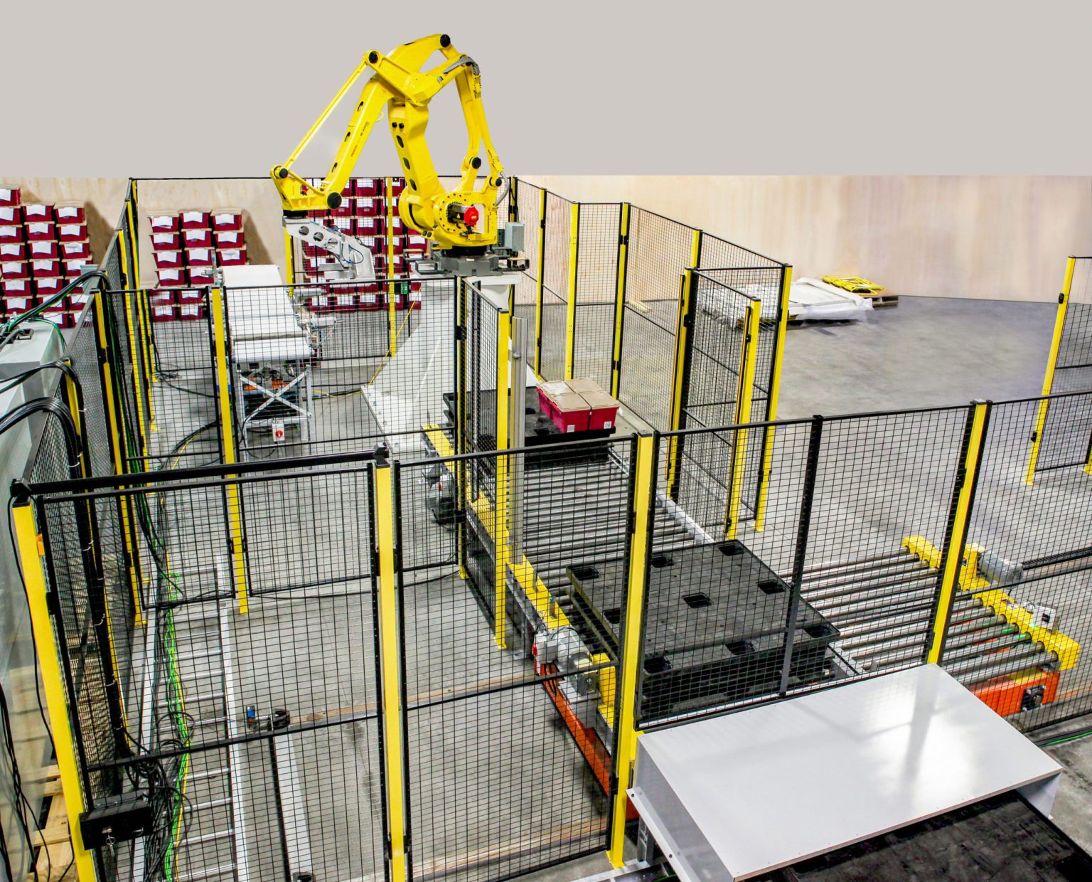 Robotic Palletizing Systems | Palletizing Robots | MESH Automation