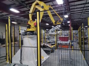 Robotic Tote Palletizing Robot by MESH Automation