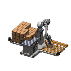 MACcoPAL Yaskawa Cobot Palletizer for Boxes by MESH Automation