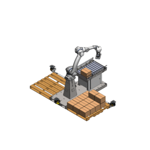 Yaskawa Cobot Palletizer for Boxes, Turnkey