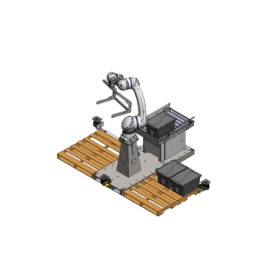 Yaskawa Cobot Palletizer for Totes, Turnkey