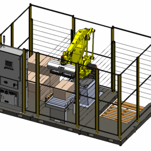FANUC Robotic Palletizer for Boxes, Fully Assembled