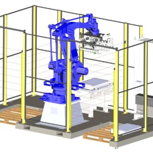 YASKAWA Robotic Palletizer for Boxes, Fully Assembled